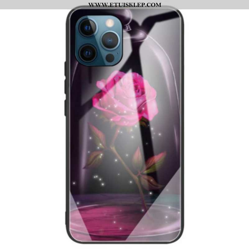 Etui do iPhone 14 Pro Max Różowe Szkło Hartowane